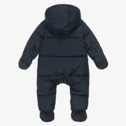 Tommy Hilfiger Snowwear|Snowwear*Navy Blue Hooded Baby Snowsuit