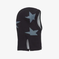 Molo Hats*Navy Blue Knitted Star Balaclava DarkNight