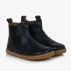 Bobux IWalk Boots|Boots*Navy Blue Leather Ankle Boots