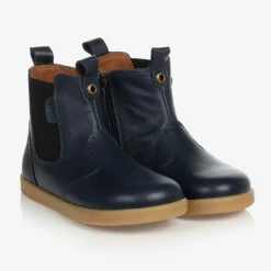 Bobux Kid + Boots|Boots*Navy Blue Leather Ankle Boots