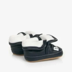 BOSS Pre Walkers|Pre Walkers*Navy Blue Leather Baby Pre-Walker Shoes