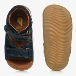 Bobux Step Up First Walkers|First Walkers*Navy Blue Leather Baby Sandals