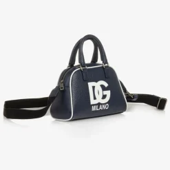 Dolce amp; Gabbana Bags*Navy Blue Leather DG Bag (20cm)