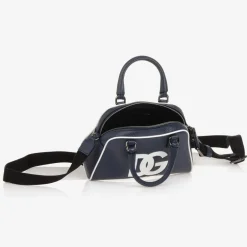 Dolce amp; Gabbana Bags*Navy Blue Leather DG Bag (20cm)