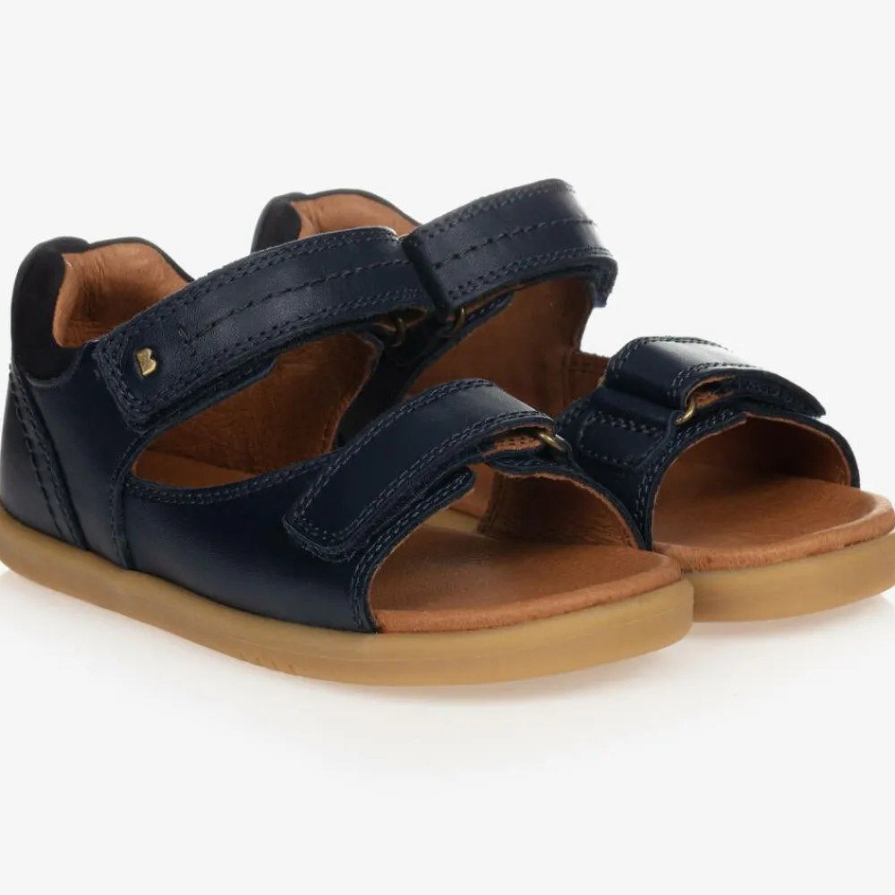 Bobux IWalk Sandals|Sandals*Navy Blue Leather Sandals
