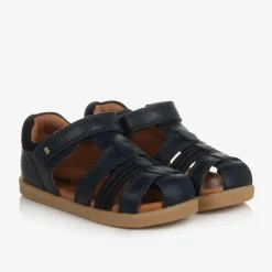 Bobux IWalk Sandals|Sandals*Navy Blue Leather Sandals