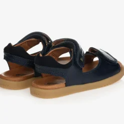 Bobux Kid + Sandals|Sandals*Navy Blue Leather Sandals