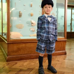 Childrens Classics Trainers|Trainers*Navy Blue Leather Trainers