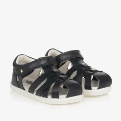 Bobux IWalk Sandals|Sandals*Navy Blue Leather Velcro Sandals