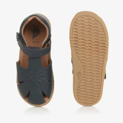 Bobux IWalk Sandals|Sandals*Navy Blue Leather Velcro Sandals