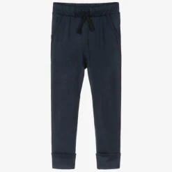 Smalls Merino Trousers*Navy Blue Merino Wool Slim Joggers