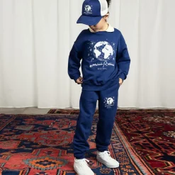 Mini Rodini Tops*Navy Blue Organic Cotton Sweatshirt