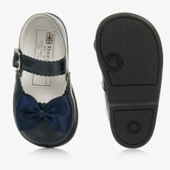 Early Days Traditional Shoes|First Walkers*Navy Blue Patent Bar Shoes
