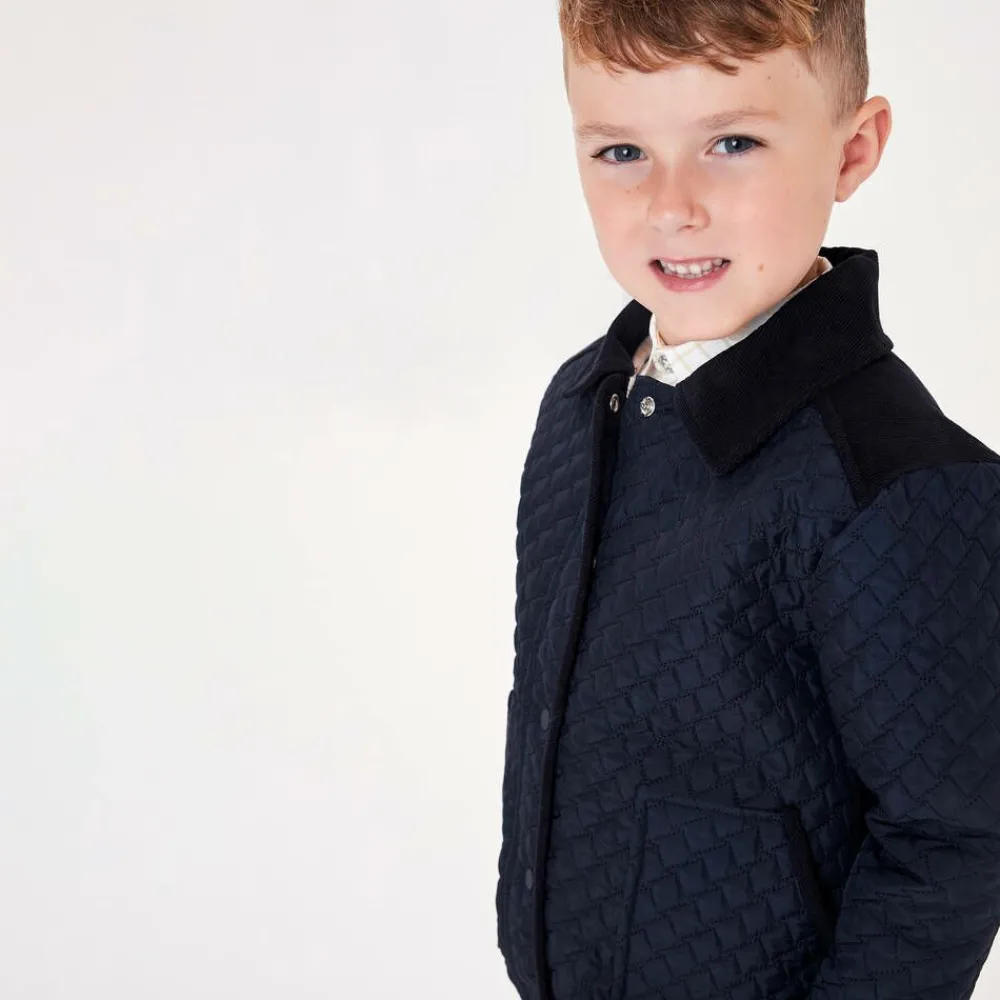 Beatrice amp; George Coats & Jackets|Coats & Jackets*Navy Blue Quilted Jacket