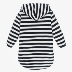 Mitty James Swimwear*Navy Blue Stripe Cotton Towelling Robe