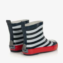 Playshoes Rain Boots|Rain Boots*Navy Blue Striped Rain Boots