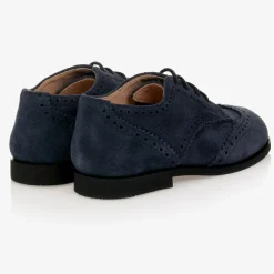 Childrens Classics Brogues|Brogues*Navy Blue Suede Brogue Shoes