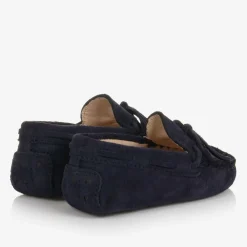 Tods Loafers & Moccasins|Loafers & Moccasins*Navy Blue Suede Leather Moccasins