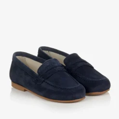 Childrens Classics Traditional Shoes|Loafers & Moccasins*Navy Blue Suede Shoes