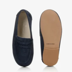 Childrens Classics Traditional Shoes|Loafers & Moccasins*Navy Blue Suede Shoes