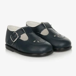 Early Days Traditional Shoes|First Walkers*Navy Blue T-Bar Shoes