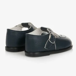 Early Days Traditional Shoes|First Walkers*Navy Blue T-Bar Shoes