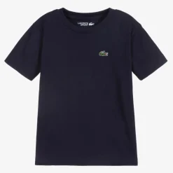 Lacoste Activewear|Activewear*Navy Blue Ultra Dry T-Shirt