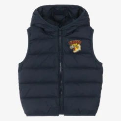 KENZO KIDS Coats & Jackets*Navy Blue Varsity Tiger Down Gilet