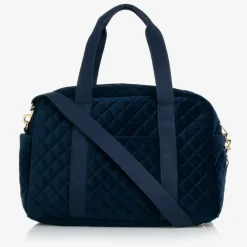 Milledeux Bags|Gifts*Navy Blue Velvet Changing Bag (45cm)
