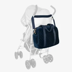 Milledeux Bags|Gifts*Navy Blue Velvet Changing Bag (45cm)