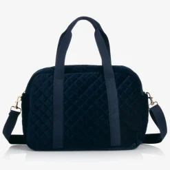 Milledeux Bags|Gifts*Navy Blue Velvet Changing Bag (45cm)
