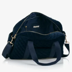 Milledeux Bags|Gifts*Navy Blue Velvet Changing Bag (45cm)
