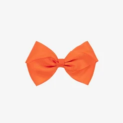 Bowtique London Hair Accessories*Orange Bow Hair Clip (10cm) Autumnorange