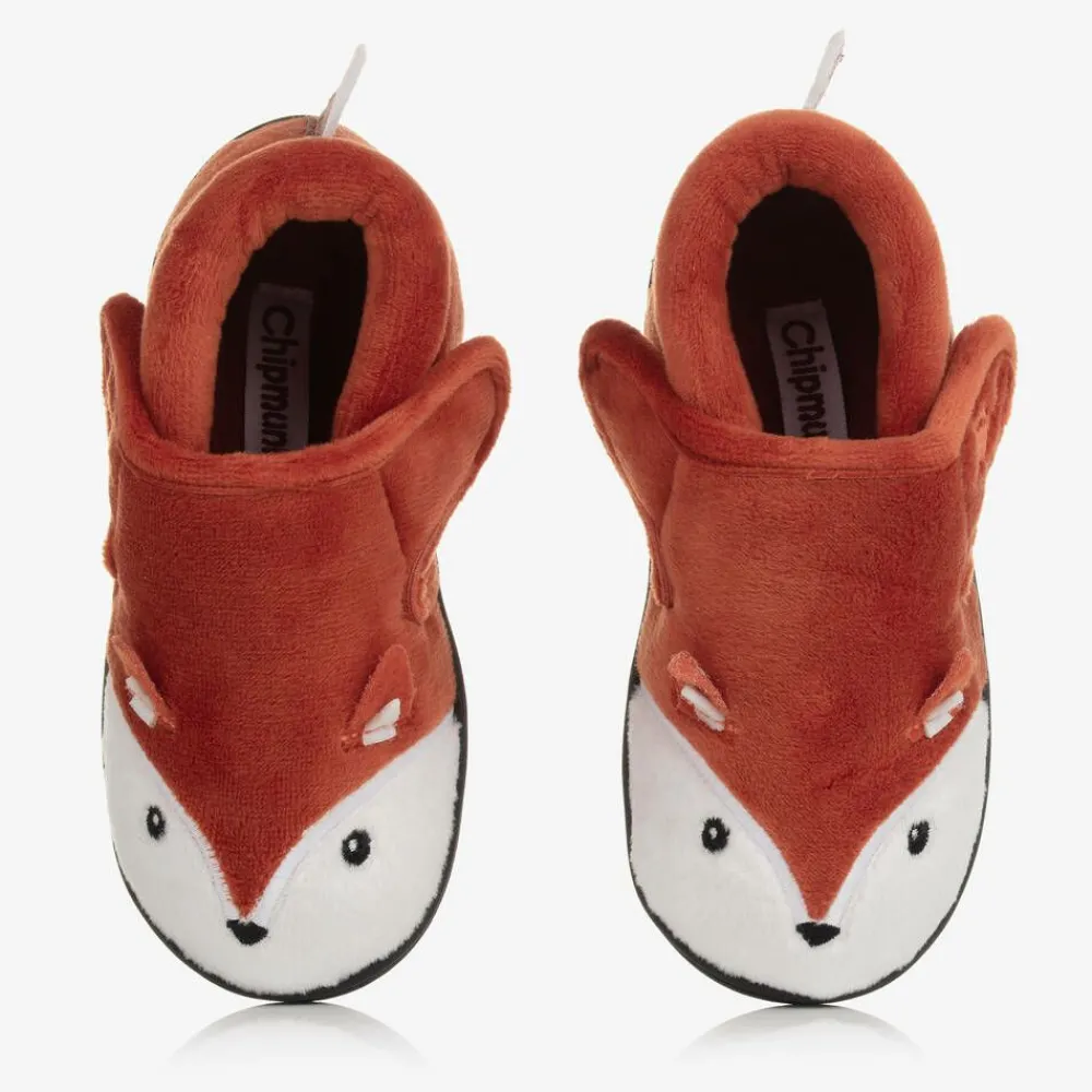Chipmunks Slippers|Slippers*Orange Fox Velcro Slippers