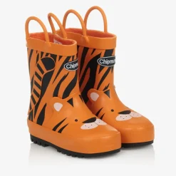 Chipmunks Rain Boots|Rain Boots*Orange Tiger Rain Boots