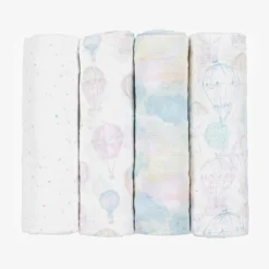 aden + anais Sleeping Accessories*Organic Cotton Muslin Swaddles (4 Pack)