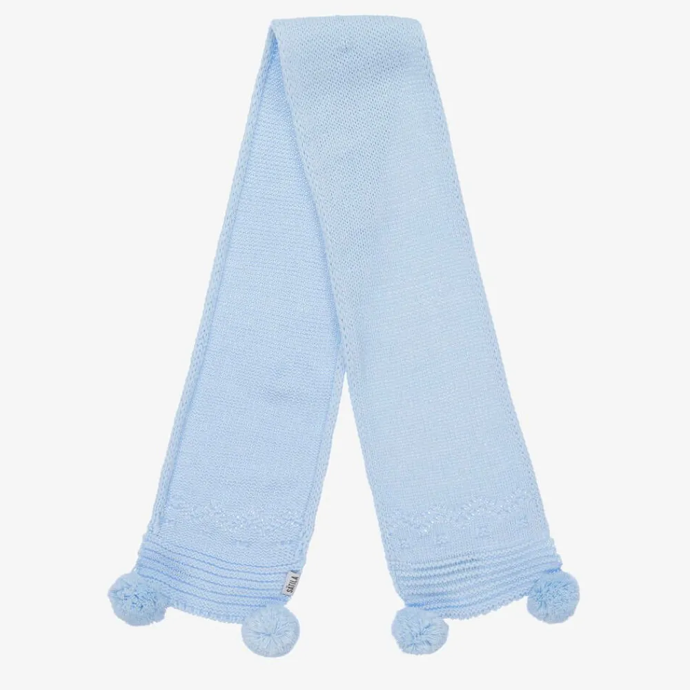 Sätila of Sweden Scarves|Scarves*Pale Blue Belle Knitted Scarf (88cm)