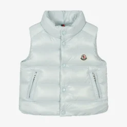 Moncler Enfant Coats & Jackets*Pale Blue Bernard Down Padded Gilet