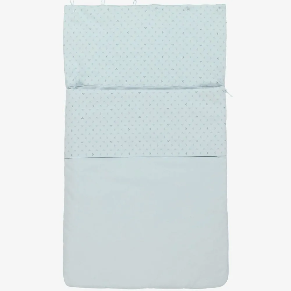 Emporio Armani Gifts*Pale Blue Cotton Baby Nest (71cm)