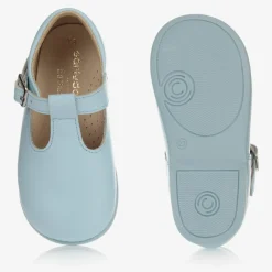 Early Days First Walkers|First Walkers*Pale Blue Leather Shoes
