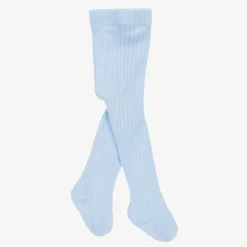 Mayoral Tights*Pale Blue Organic Cotton Baby Tights