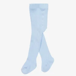 Mayoral Tights*Pale Blue Organic Cotton Baby Tights