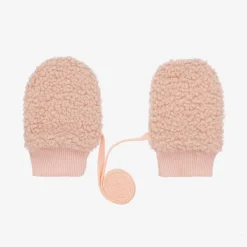 Jamiks Gloves & Mittens|Gloves & Mittens*Pale Pink Bouclé Mittens