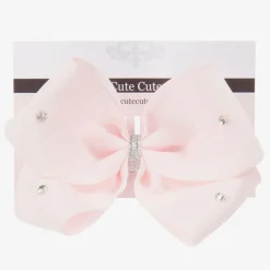 Cute Cute Hair Accessories*Pale Pink Bow Hair Clip (10cm)