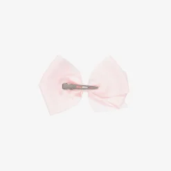 Peach Ribbons Hair Accessories*Pale Pink Bow Hair Clip (12cm)