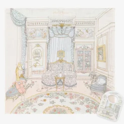 Atelier Choux Paris Gifts|Sleeping Accessories*Pale Pink Organic Cotton Swaddle & Bib Set