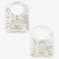 Atelier Choux Paris Gifts|Sleeping Accessories*Pale Pink Organic Cotton Swaddle & Bib Set