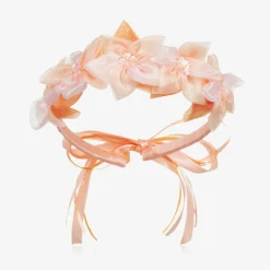 Souza Hair Accessories*Peach Pink Floral Garland