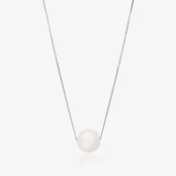 Raw Pearls Jewellery|Gifts*Pearl & Silver Necklace (45cm)