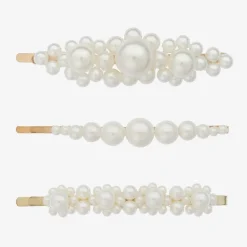 Milledeux Hair Accessories*Pearl Hair Clips (3 Pack)